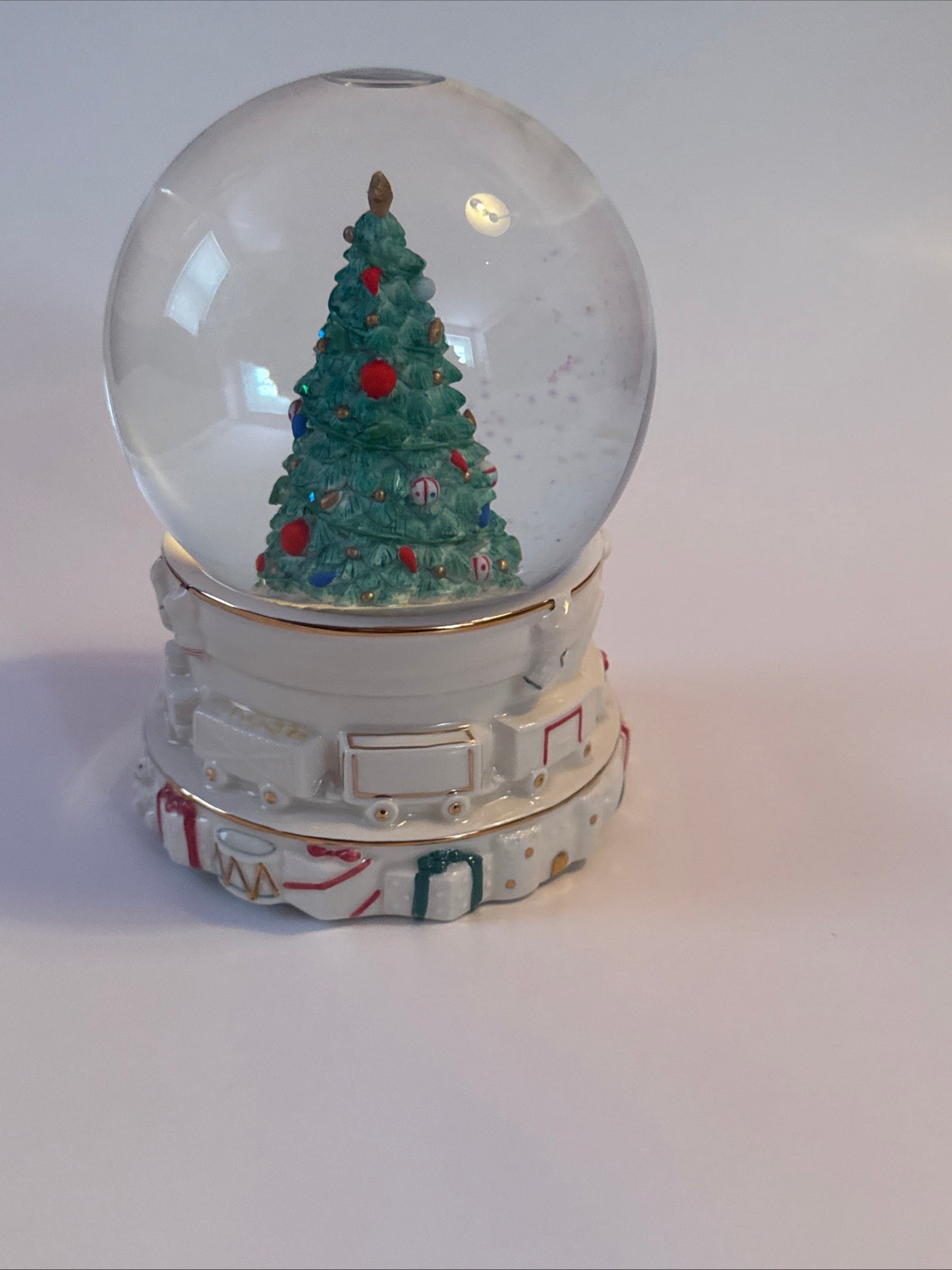 Lenox Christmas Express Musical Snow Globe - Train & Tree