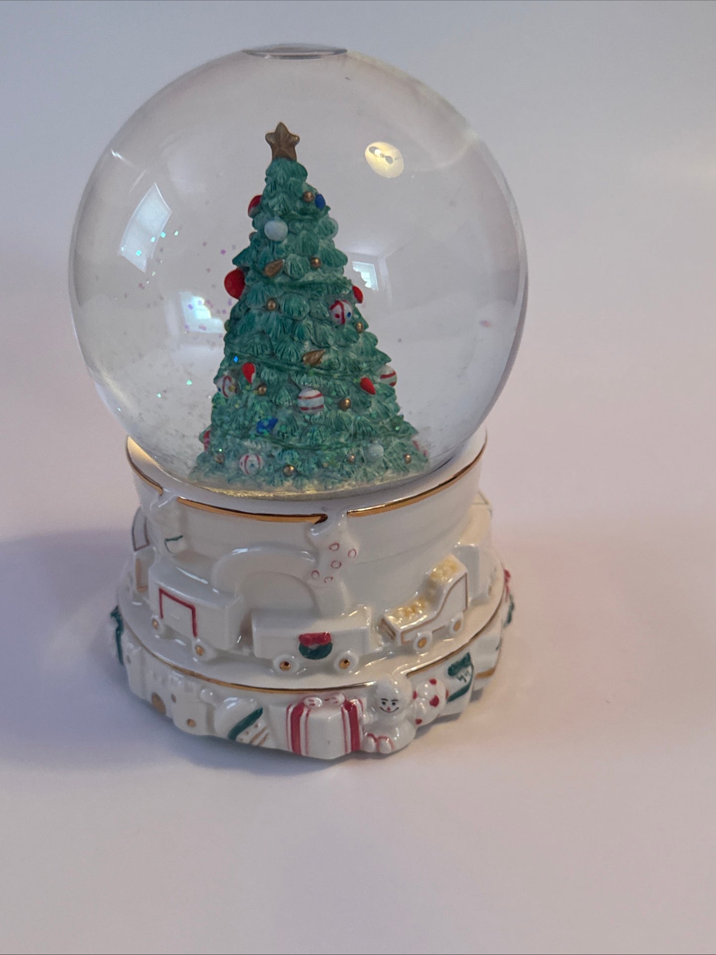 Lenox Christmas Express Musical Snow Globe - Train & Tree