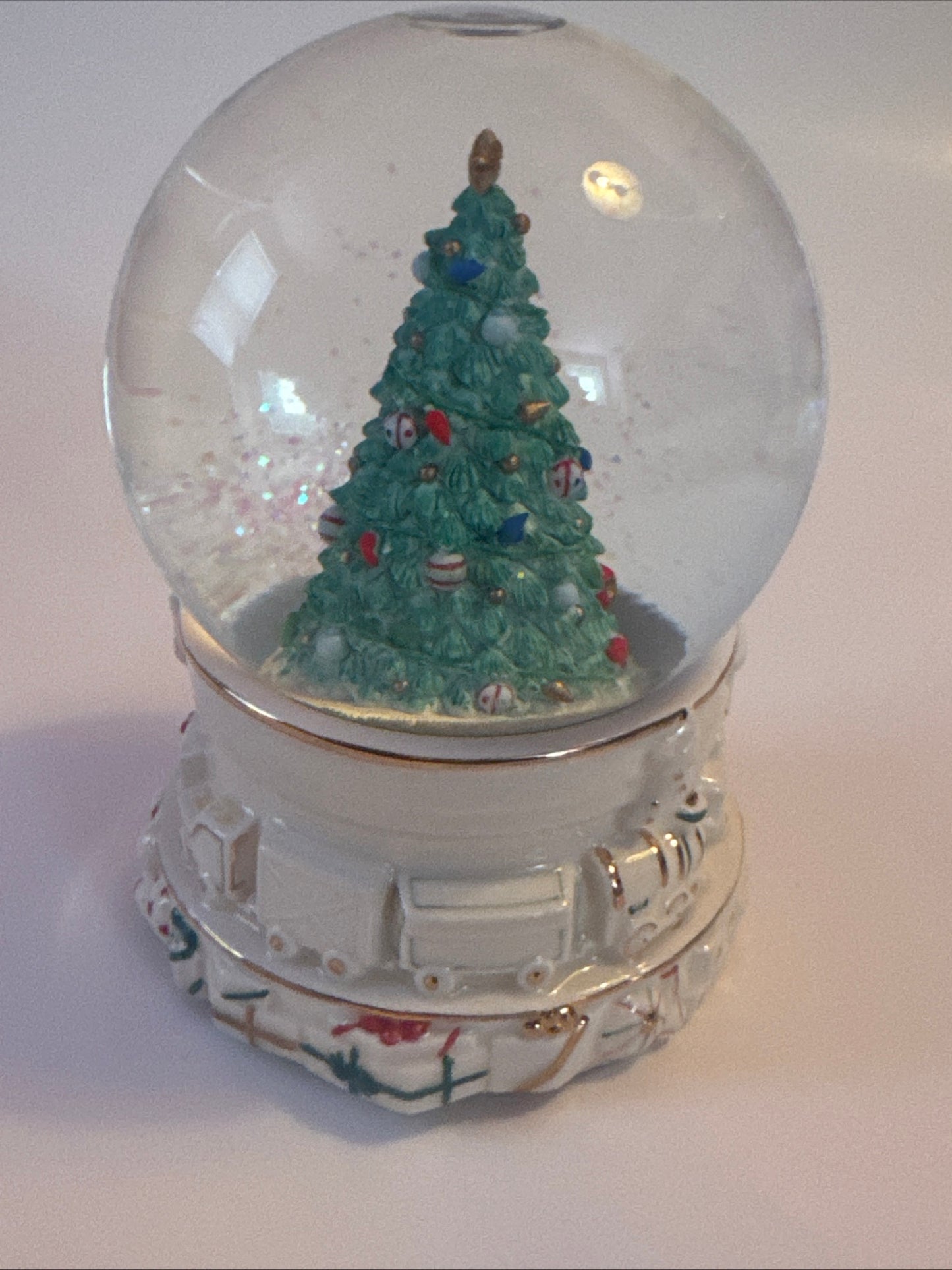 Lenox Christmas Express Musical Snow Globe - Train & Tree