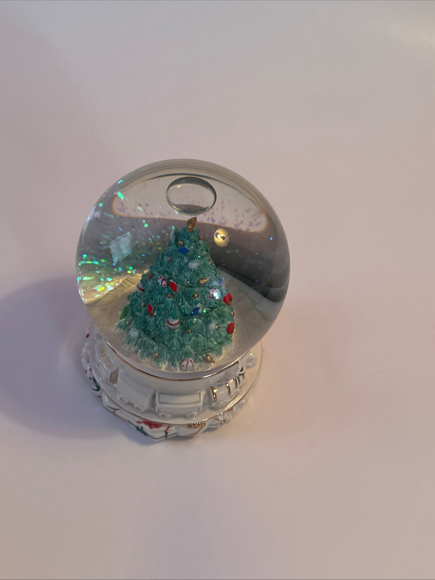 Lenox Christmas Express Musical Snow Globe - Train & Tree