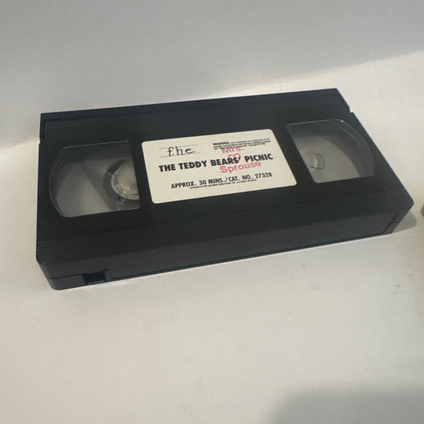 Teddy Bears’ Picnic VHS 1989 | Rare Kids Classic Tape