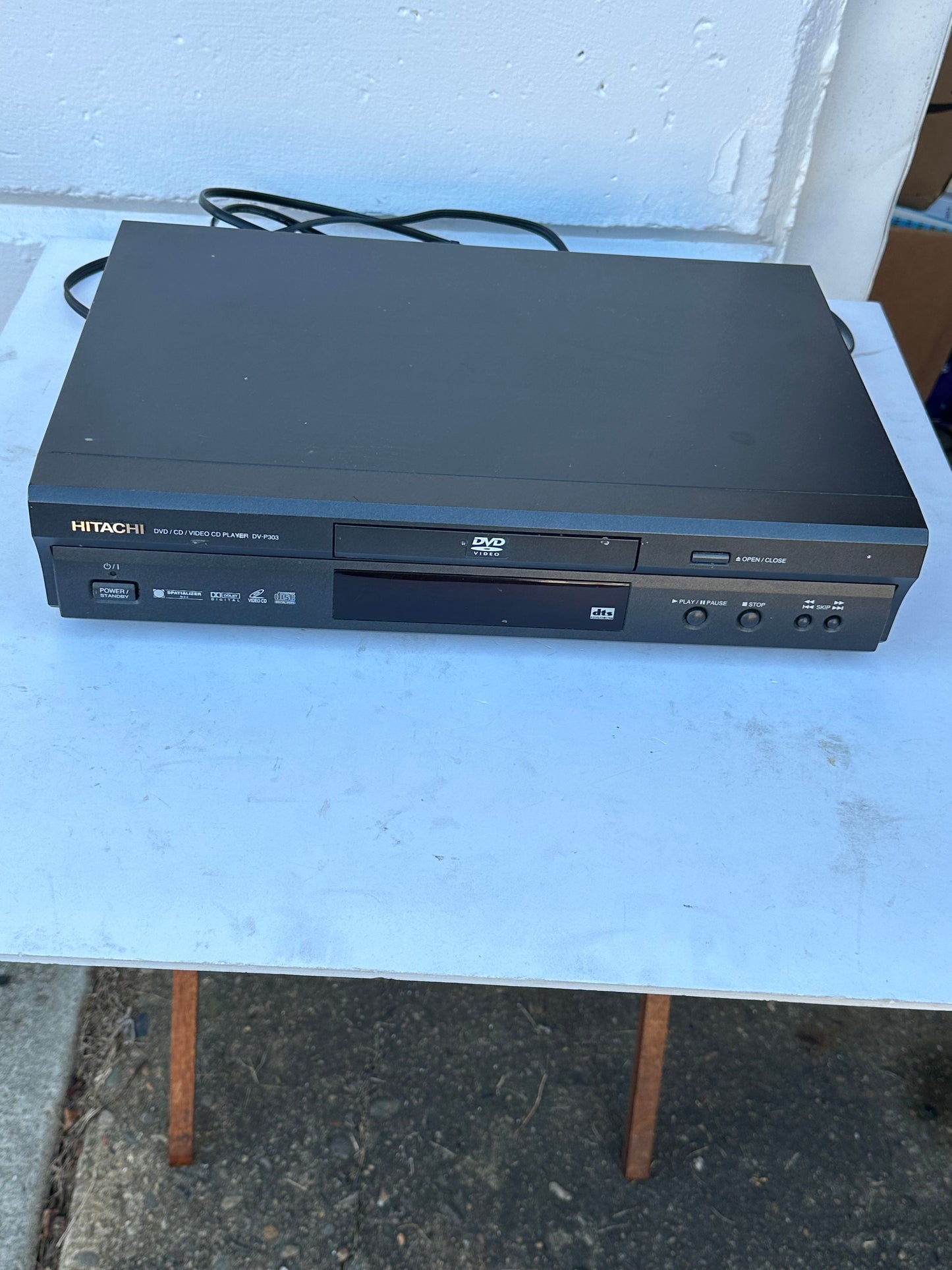 Hitachi, DVD CD video CD player, GVP303