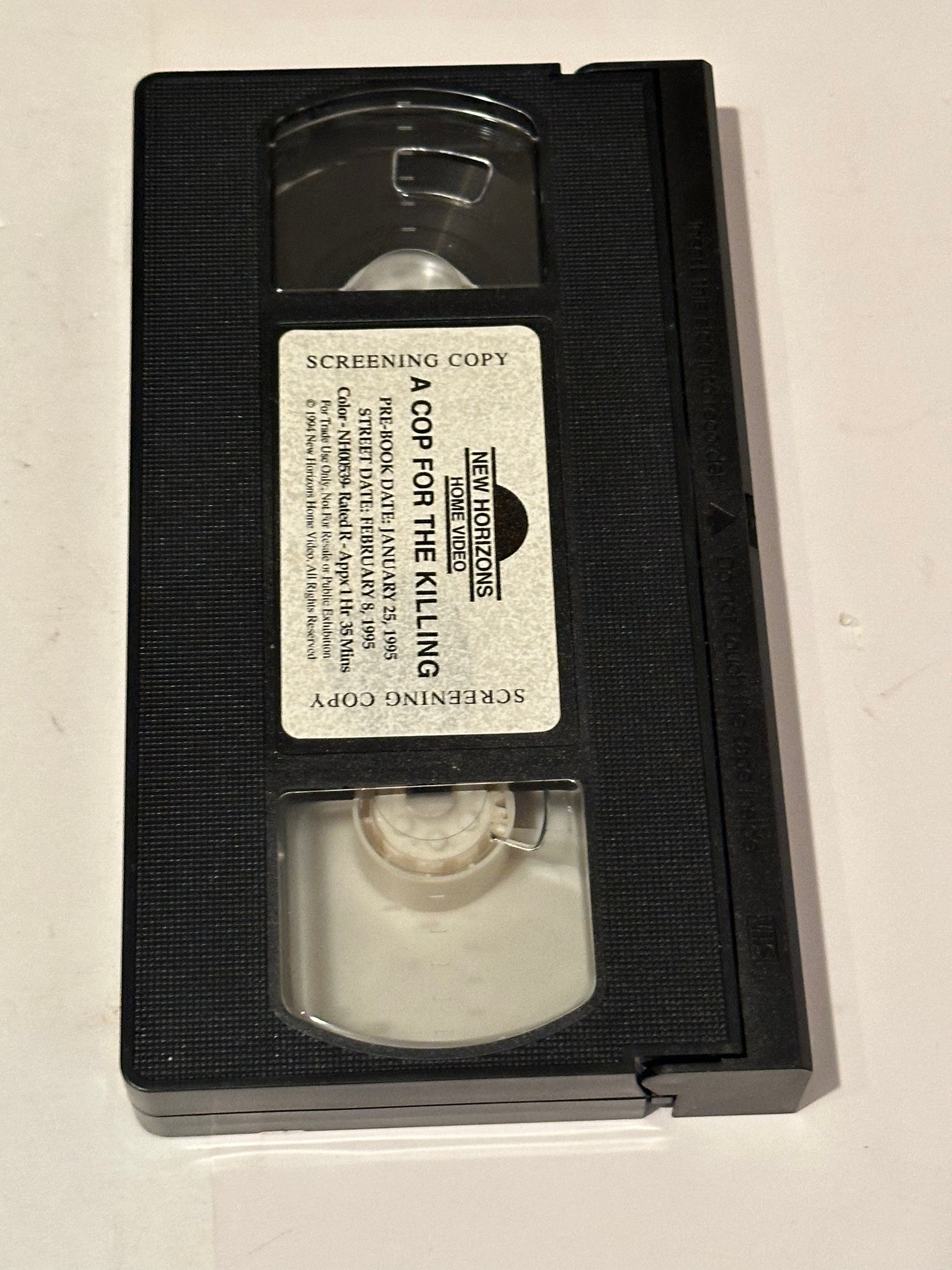 Cop for the Killing: Thrilling Crime Drama VHS