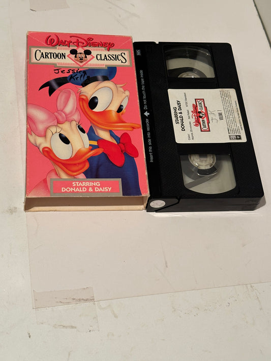 Walt Disney's Cartoon Classics: Donald and Daisy's Delightful Adventures on VHS