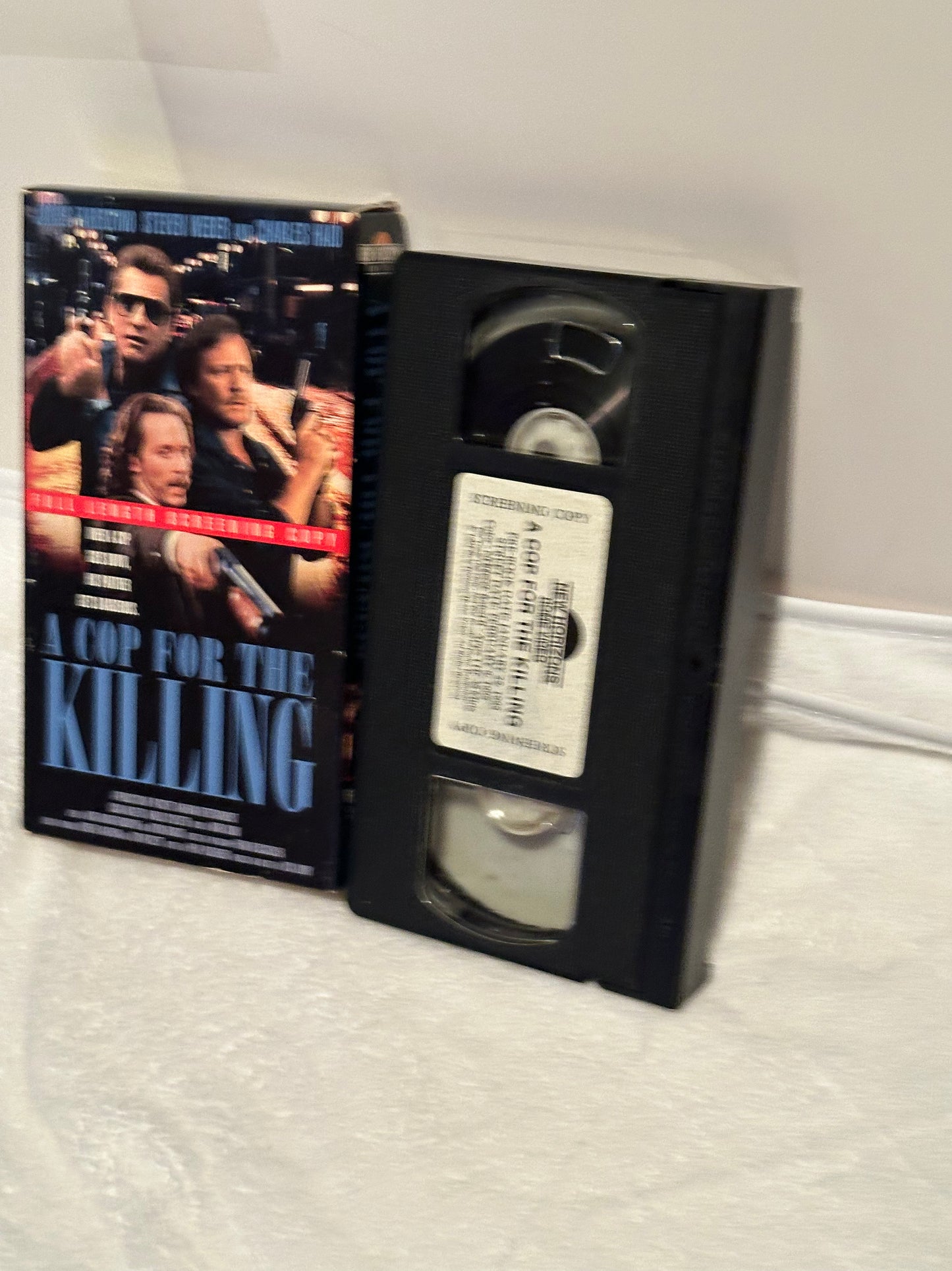 Vintage VHS Tape: A Cup for the Killing