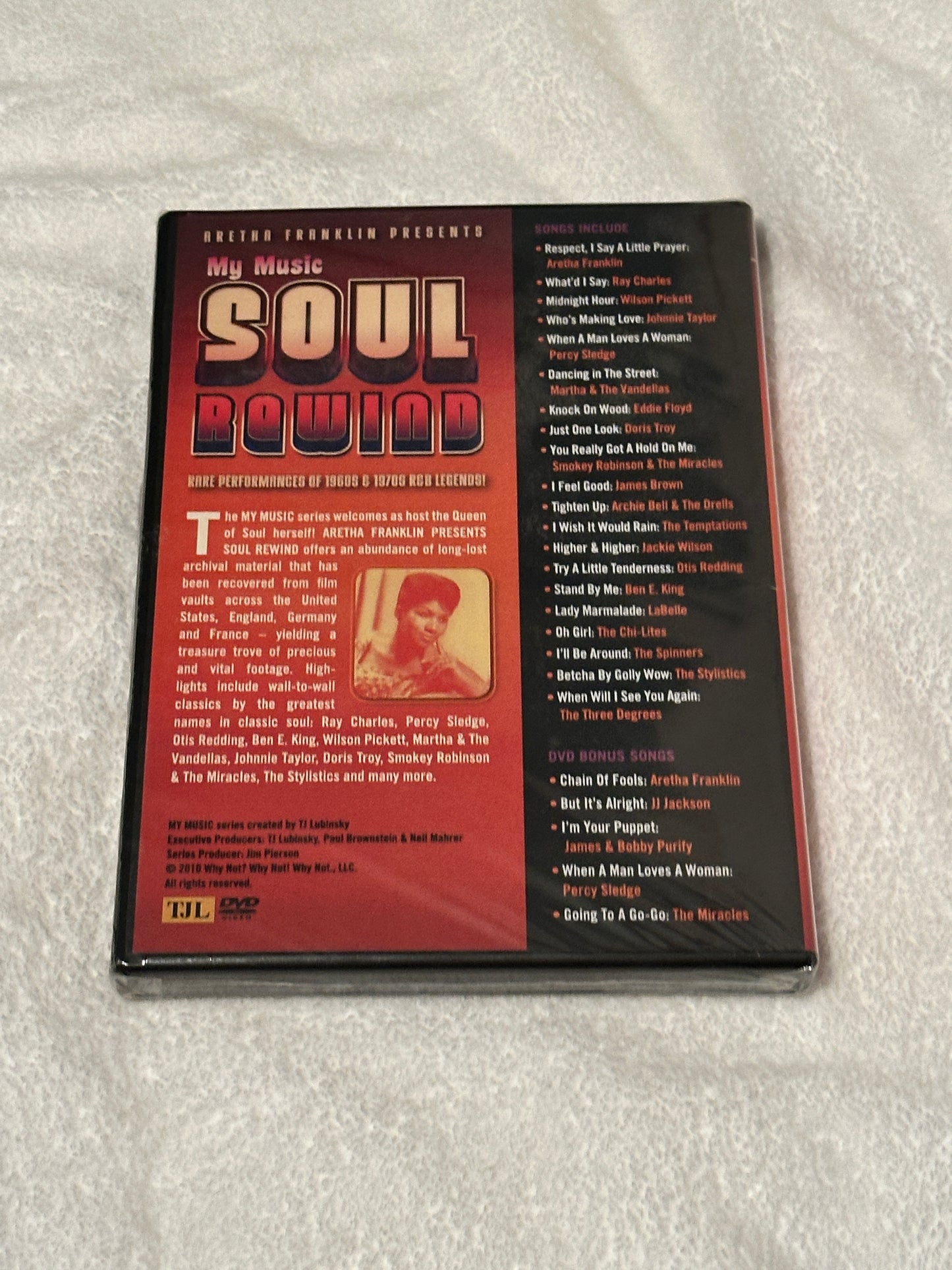 Aretha Presents: Soul Rewind DVD Rare Music Collectible
