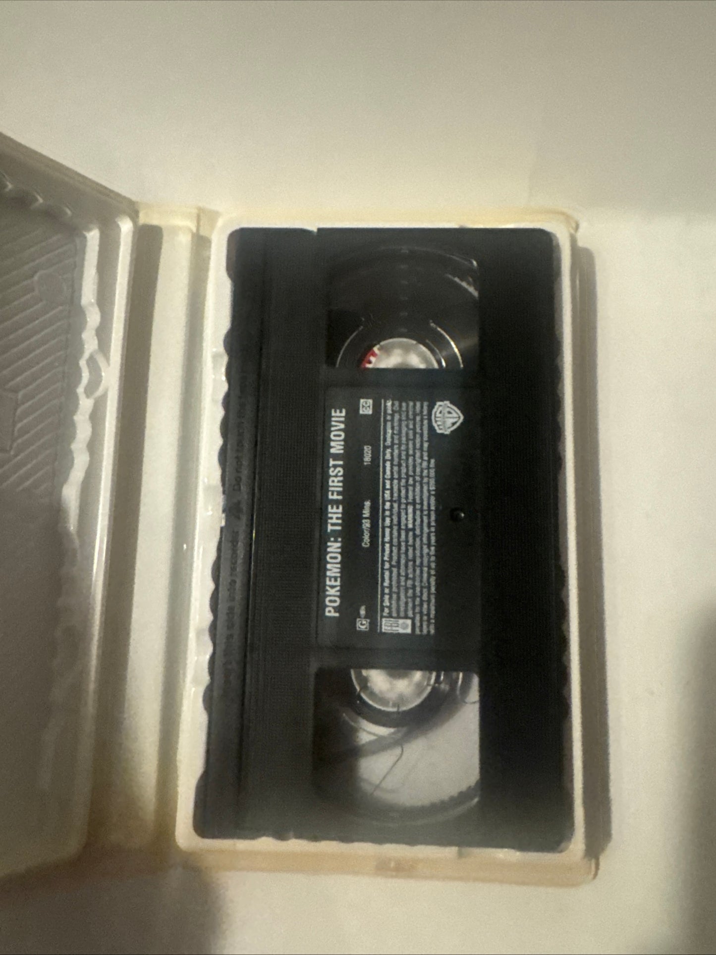 Pokémon The First Movie VHS 1999 Mewtwo vs Mew Vintage Tape