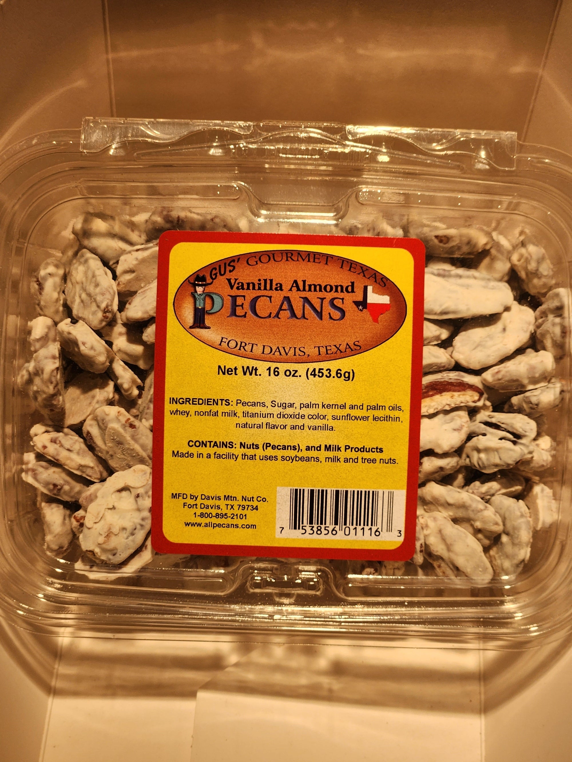 1 lb. Vanilla Almond Pecans