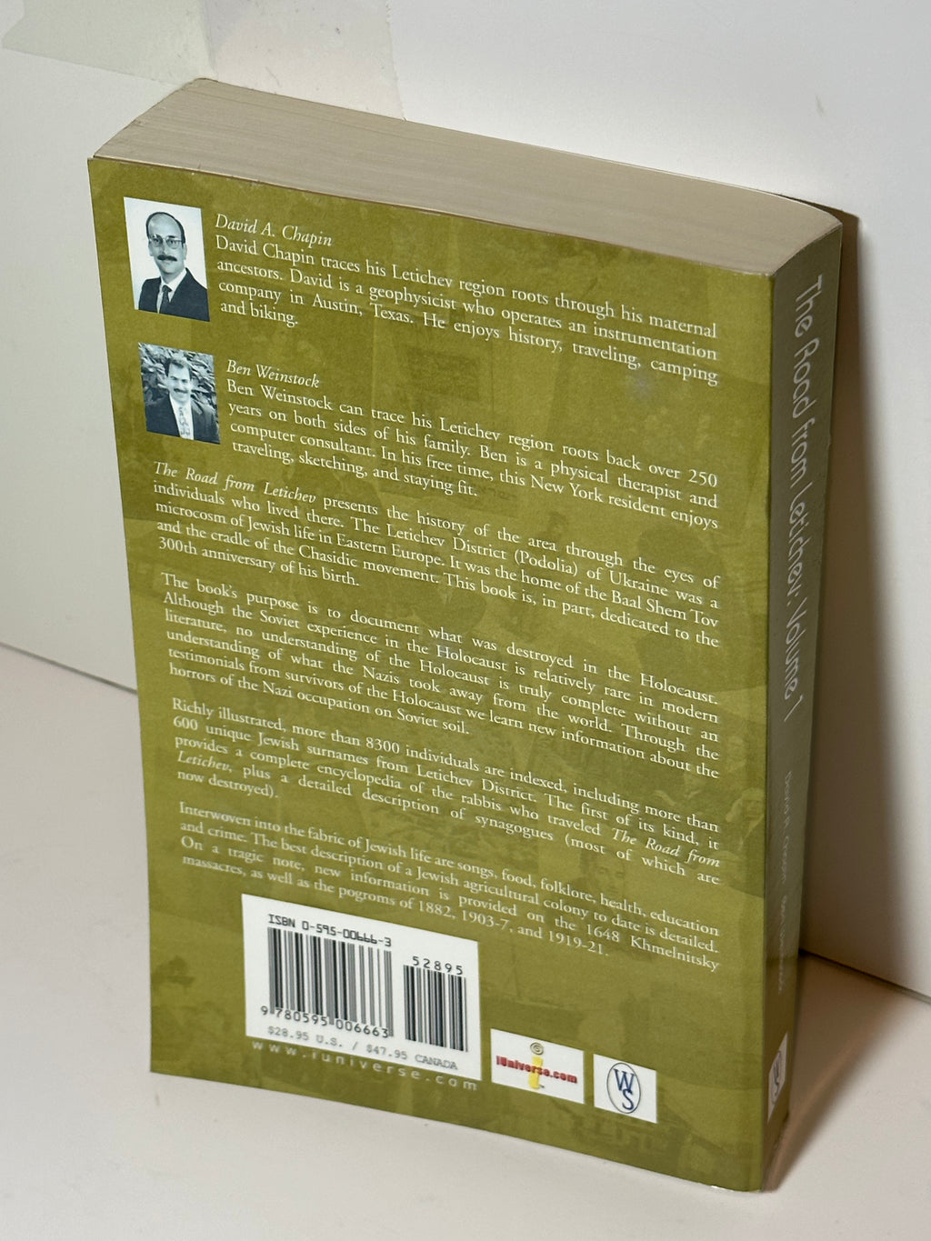 The Road from letichev The History and Culture of a forgotten Jewish Community in Eastern Europe volume 1