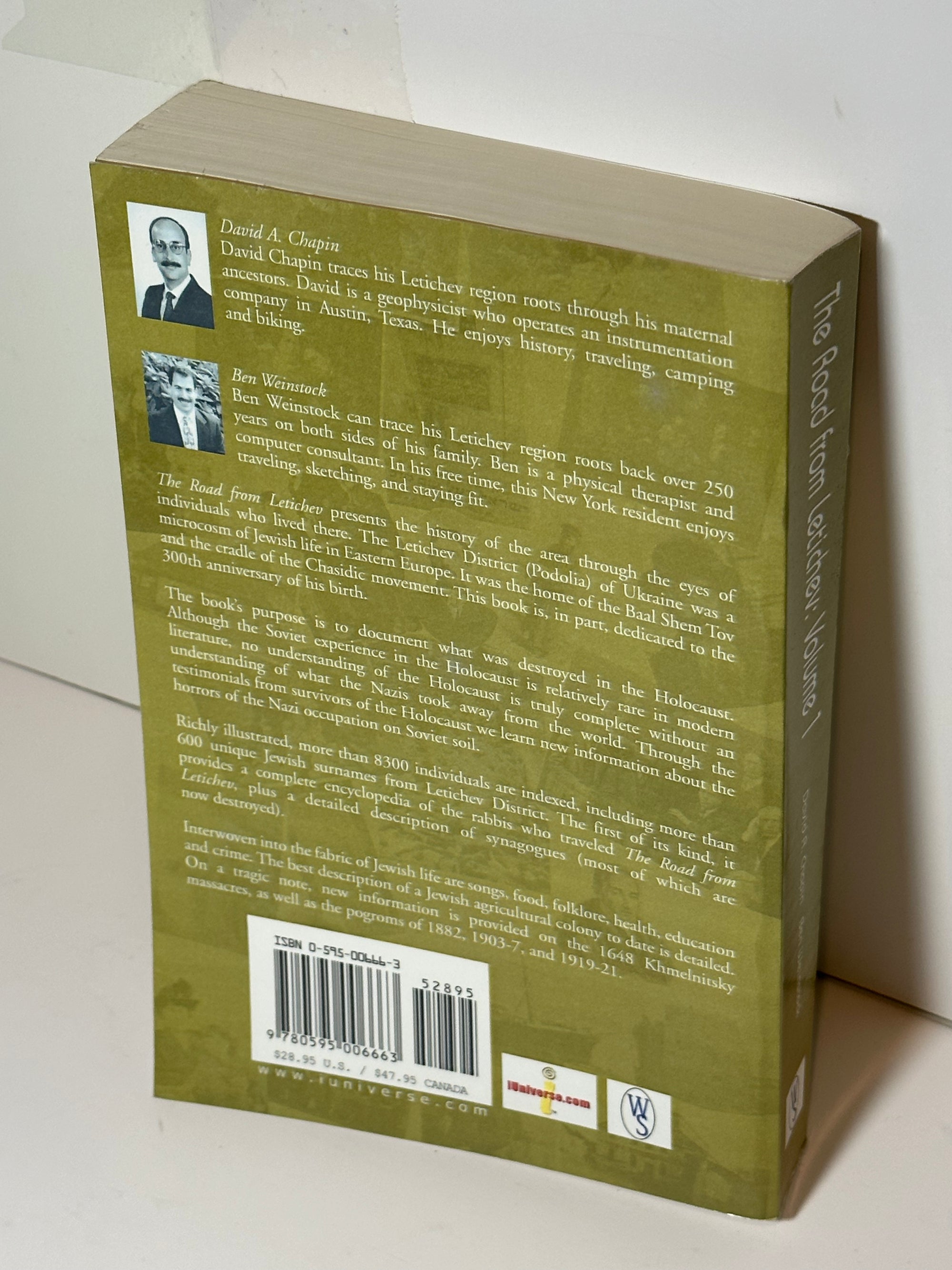 The Road from letichev The History and Culture of a forgotten Jewish Community in Eastern Europe volume 1