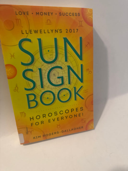 EveryMailBox product photo of Llewellyns 2017 Sun Sign Book yellow cover horoscope guide for love money and success