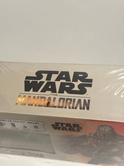  Star Wars Mandalorian gift set boxed packaging showing Star Wars logo and Mandalorian figure art