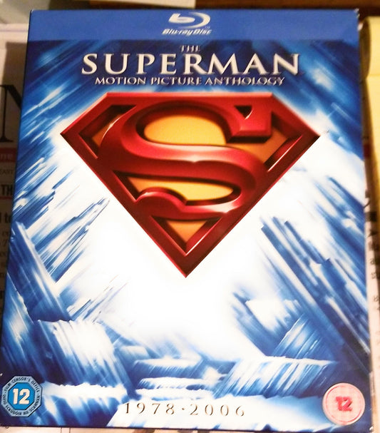 The Superman Motion Picture Anthology 1978 2006 Bluray Disc 2011 8 Disc Set