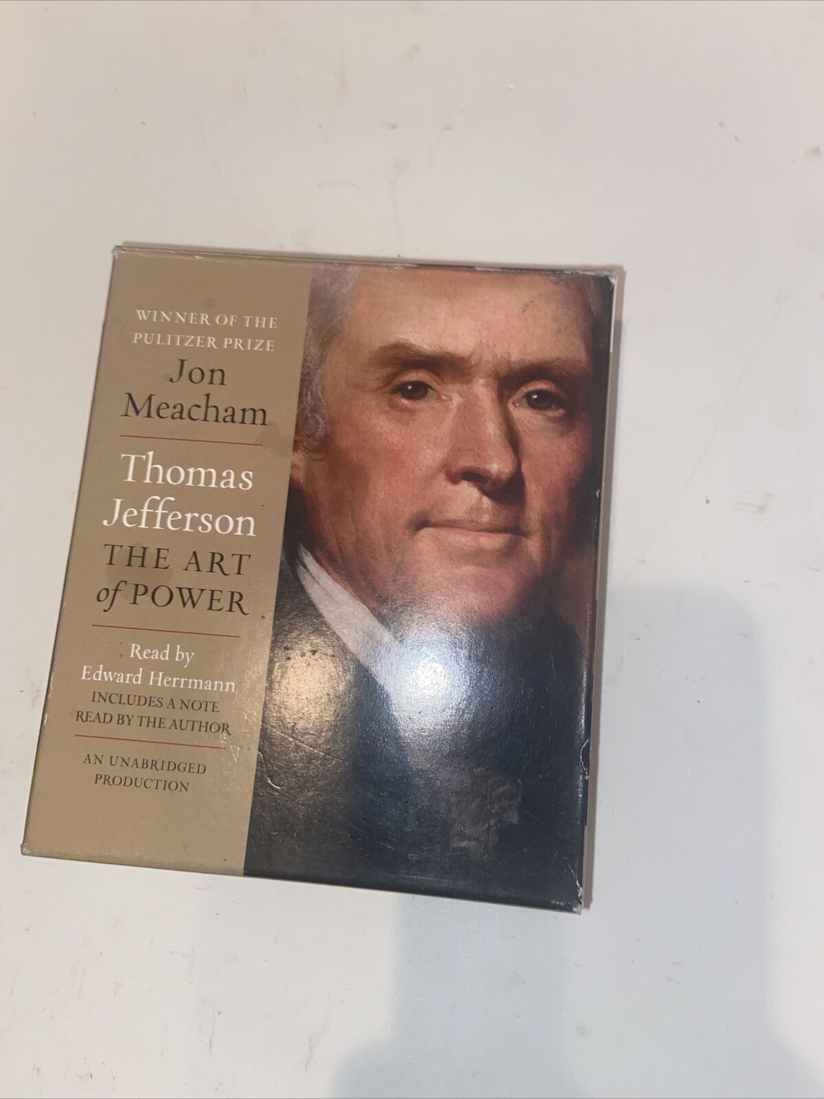 Thomas Jefferson The Art of Power by Jon Meacham 2012 Compact Disc