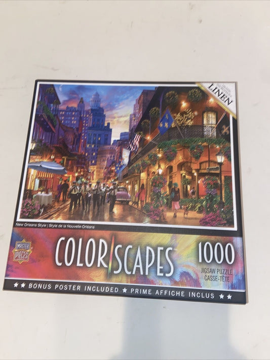 ColorScapes Linen New Orleans Style 1000-Piece Jigsaw Puzzle