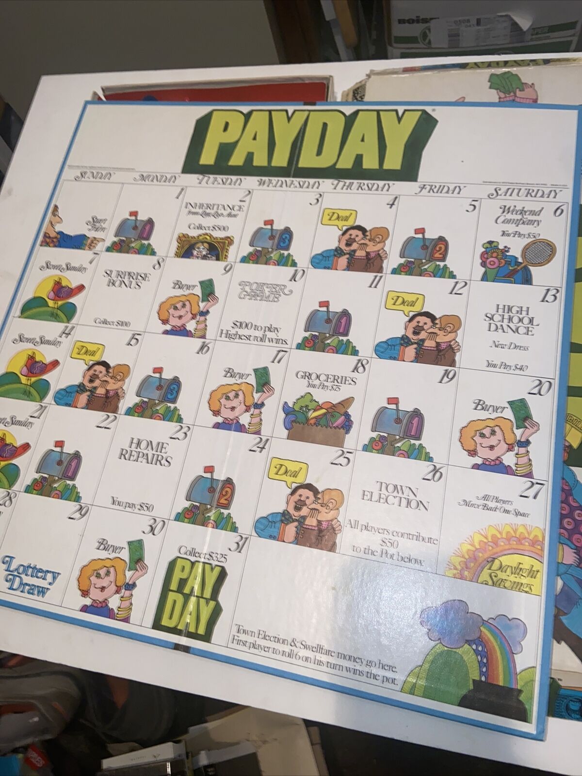Parker Brothers board game pay day
