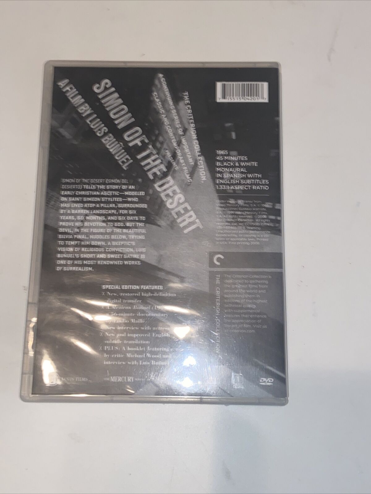 Simon of the Desert Criterion Collection DVD film luis