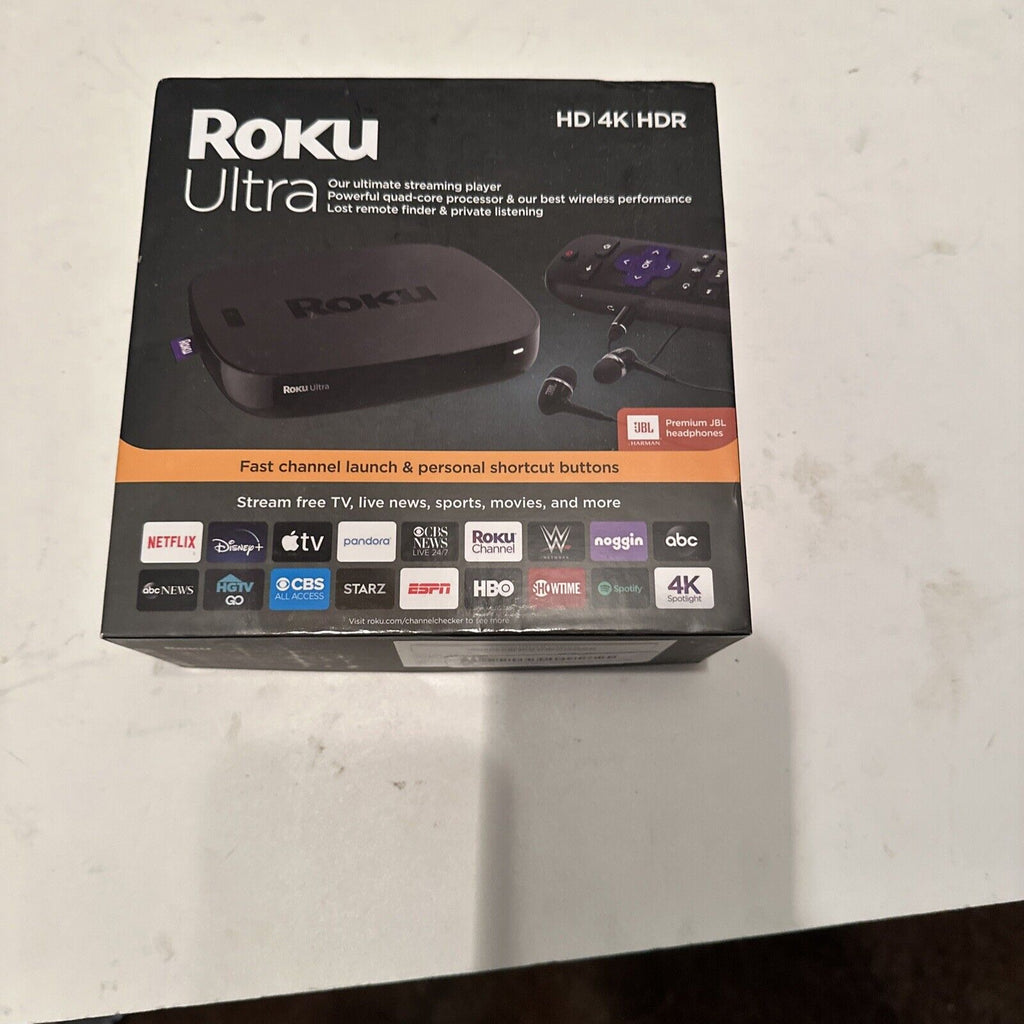 Roku Ultra Streaming Media Player 4K/HD/HDR with Premium JBL Headphones 4670R