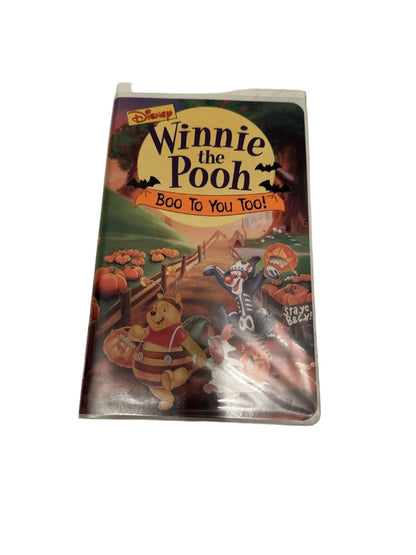 Winnie the Pooh Boo to You Too VHS Tape