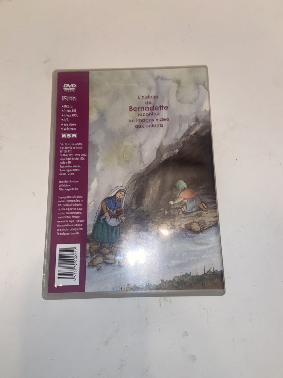DVD/Bernadette, lEnfant Qui a Vu DVD