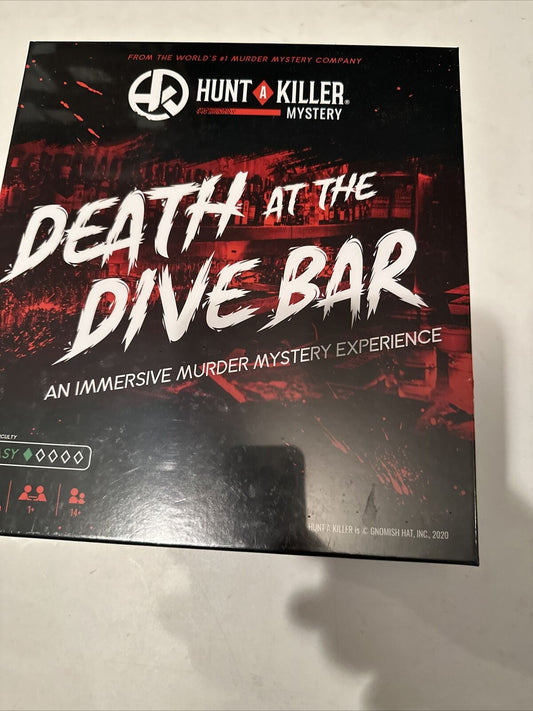 Hunt Killer Mystery Death at the Dive bar game