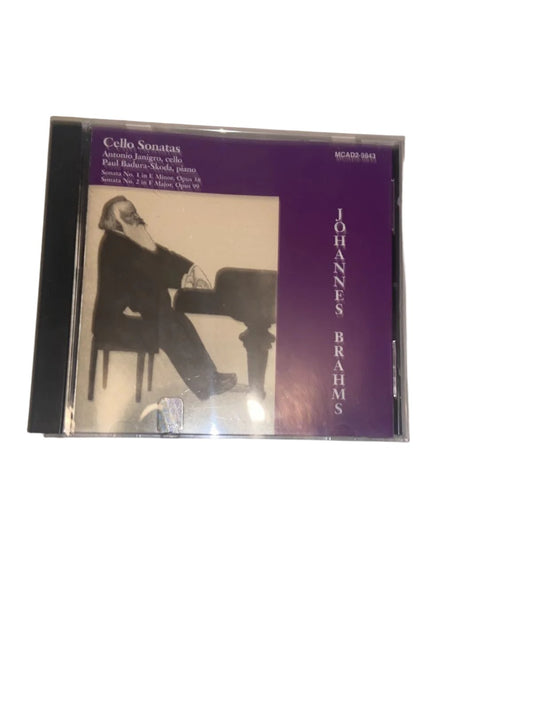 Johannes Brahms: Cello Sonatas [CD]