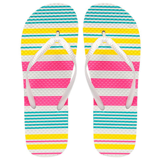 Ladies' Summertime Fashion Rubber Flip Flops