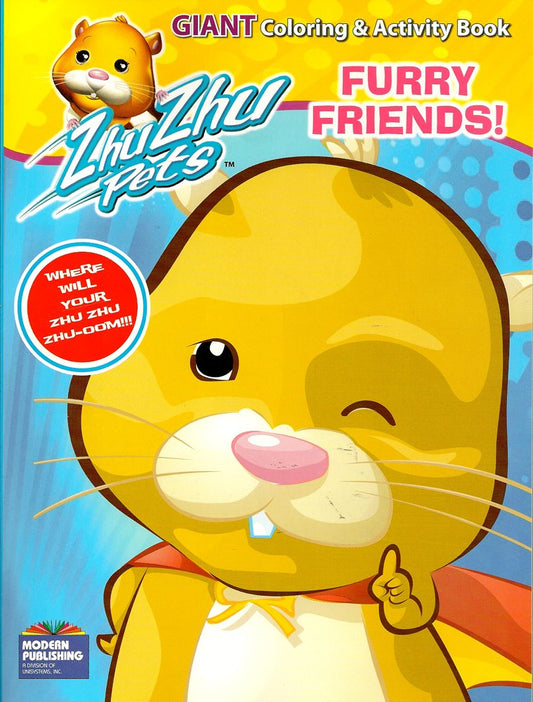 Giant Coloring & Activity Book - ZHU ZHU PETS