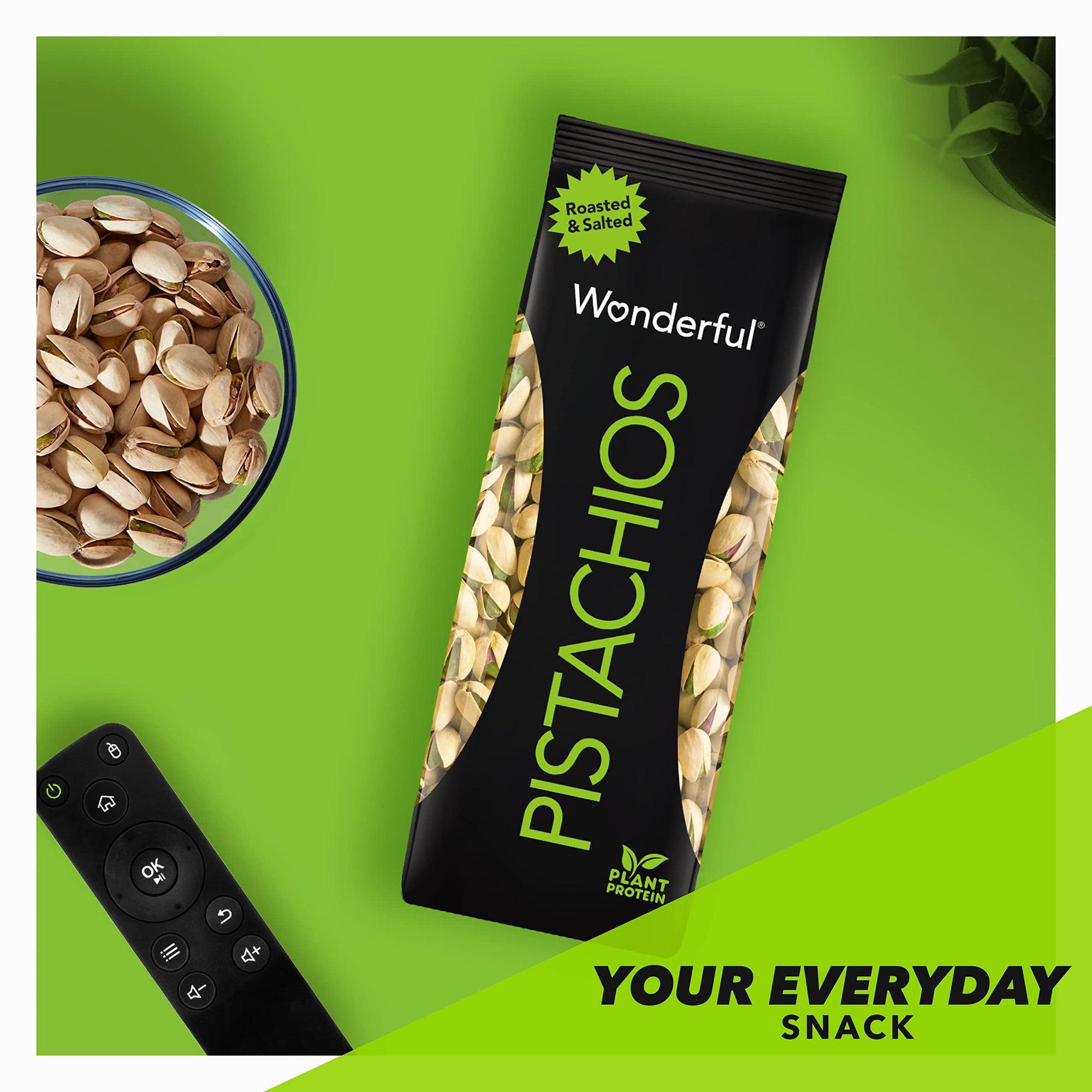 Wonderful Roasted Pistachios – 16 oz, Salted, Healthy Crunchy Snack