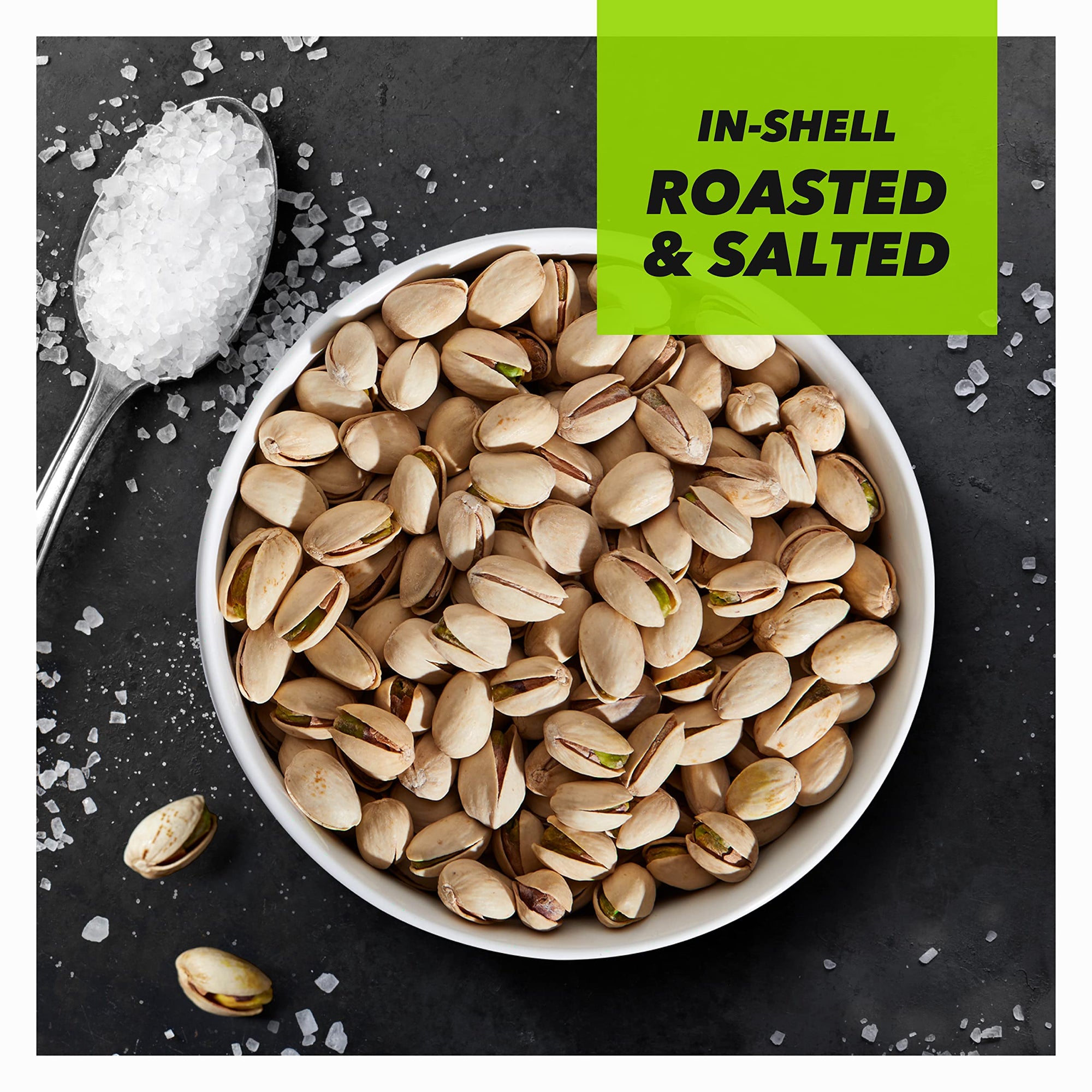 Wonderful Roasted Pistachios – 16 oz, Salted, Healthy Crunchy Snack