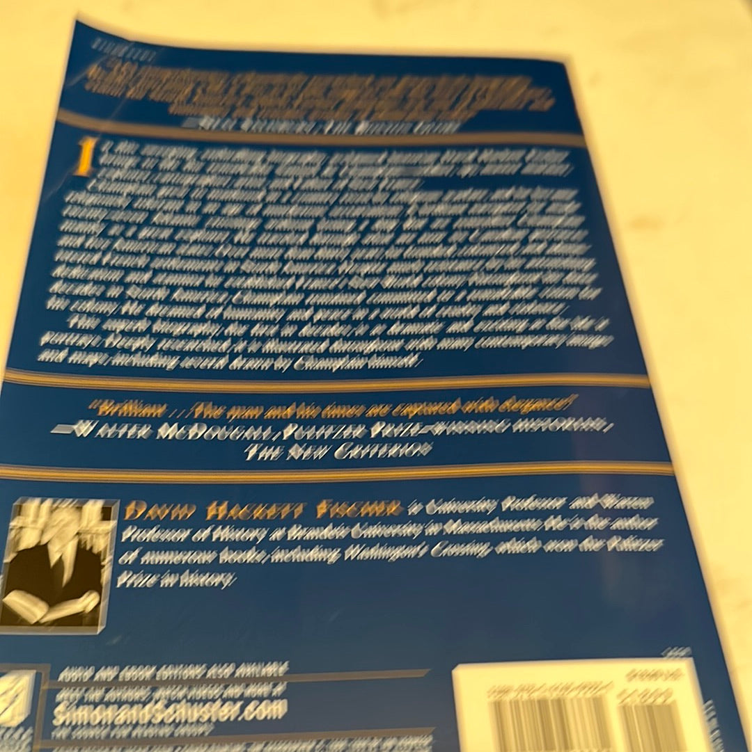Back cover of Champlain's Dream book with author biography and reviews by EveryMailBox