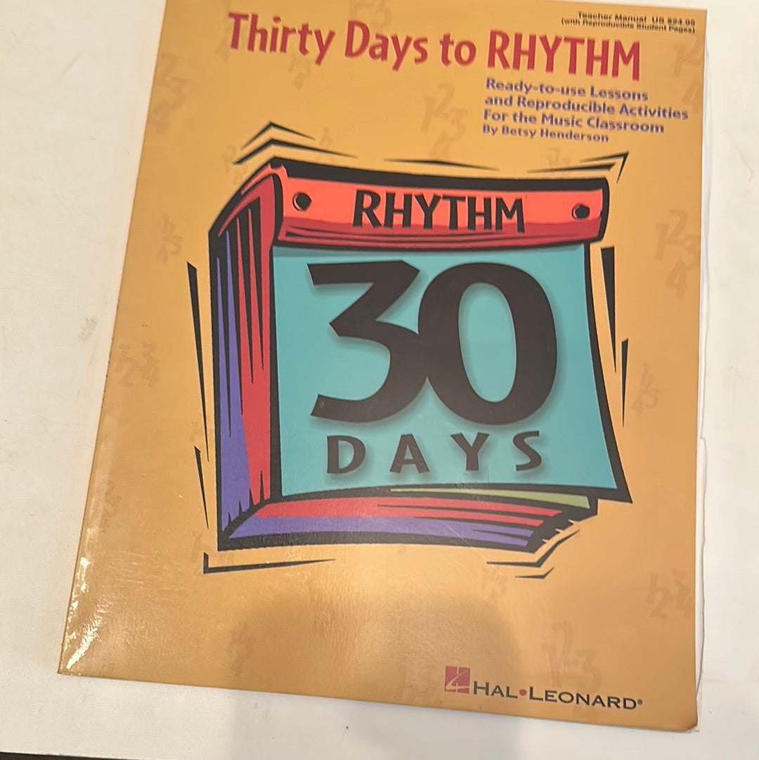 Thirty days to rhythm
