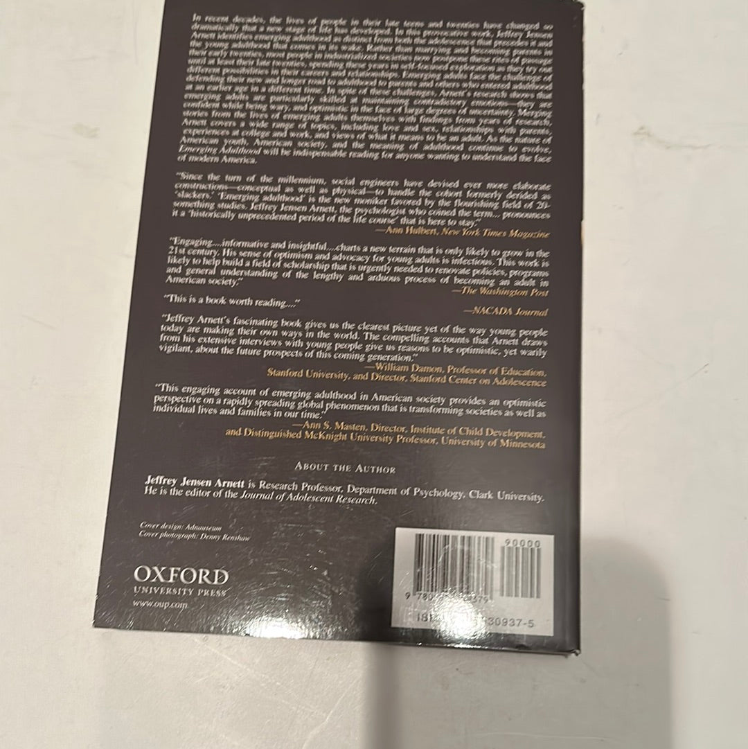 Back cover of transition from teens to twenties book by EveryMailBox with author and publication details