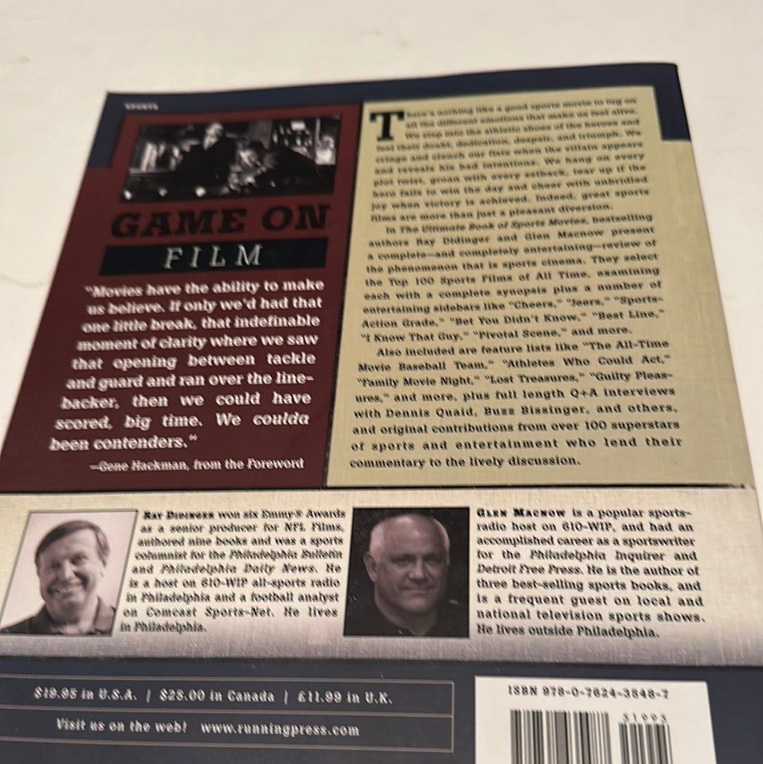 EveryMailBox Game On Film book featuring sports documentaries and interviews with notable sports figures