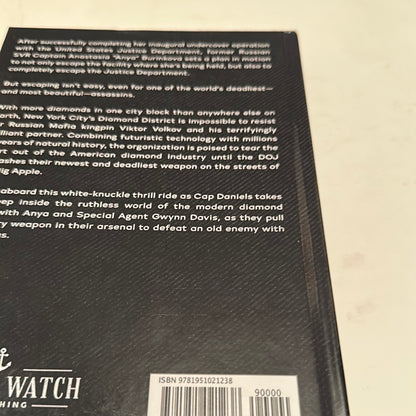 Back cover of The Russians Greed book by EveryMailBox with summary and barcode