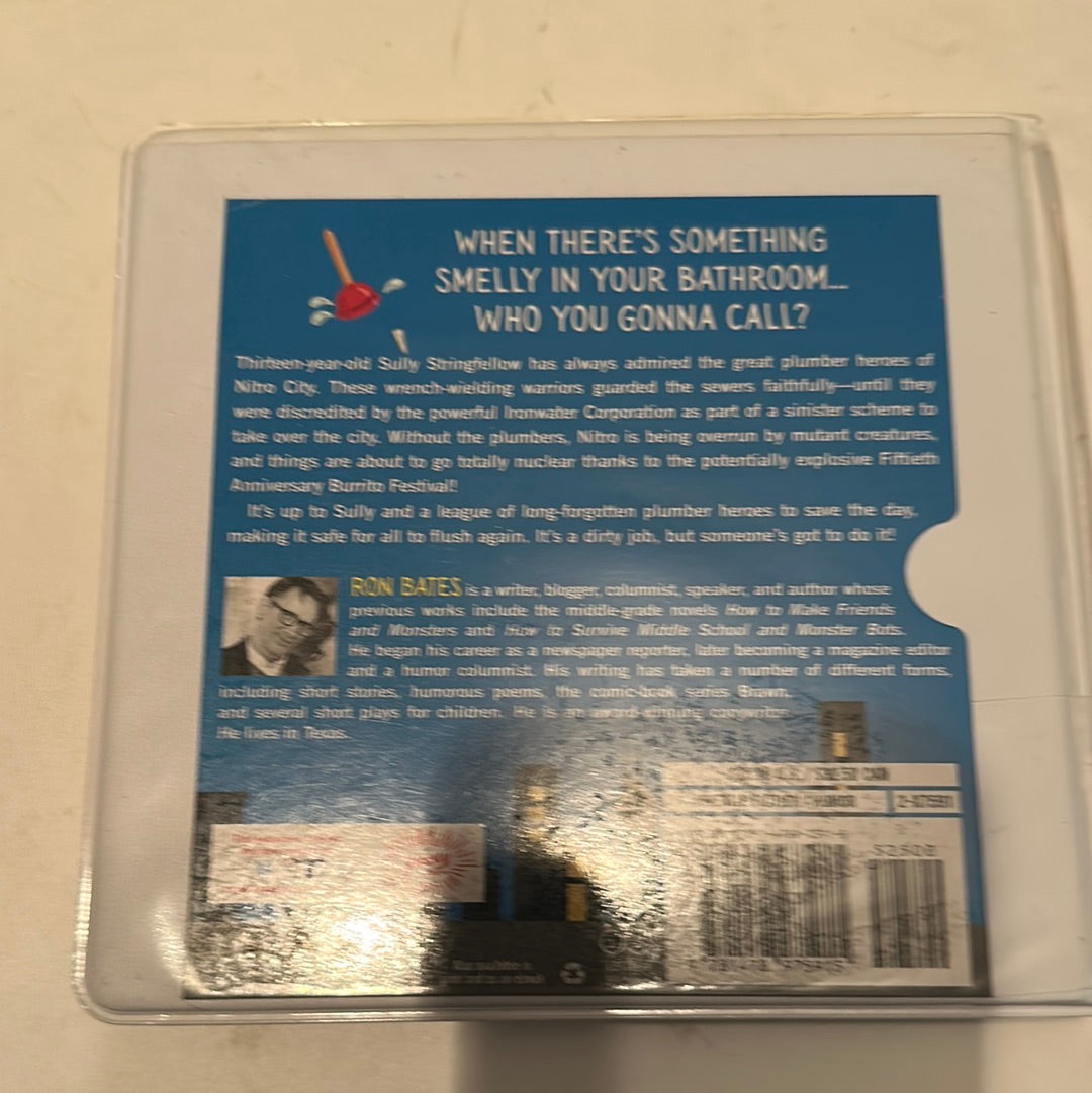 EveryMailBox children's adventure audiobooks CD featuring Sully Stringfellow and humorous plumbing hero stories